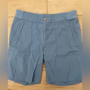 Athleta Trekkie North Mid Rise Bermuda Short - Cornflower Blue